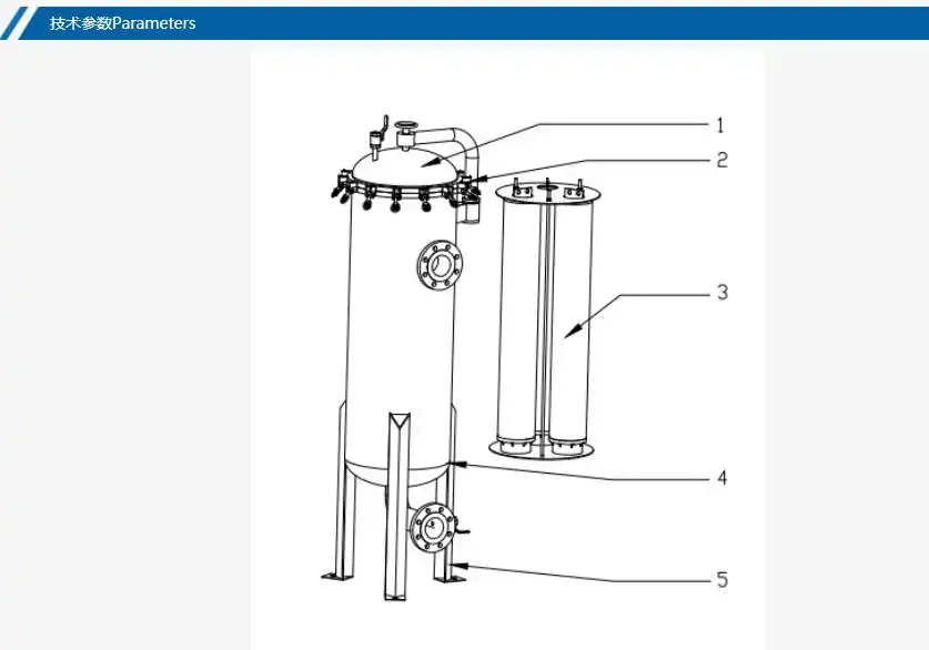 China large flow filter housing factory