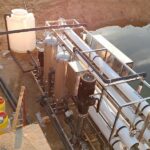 Egypt client adopt our stainless steel cartridge filter housing on water treatment plant