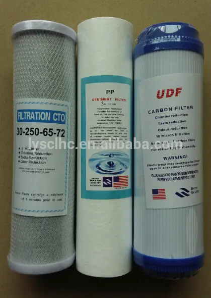 10 20 inch PPF+GAC+CTO Home Pure water filter cartridge