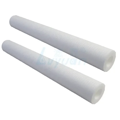 Big water filter rate PP filter core 1/5/10 microns water sediment filter cartridge with 222 226 227 Fin plastic