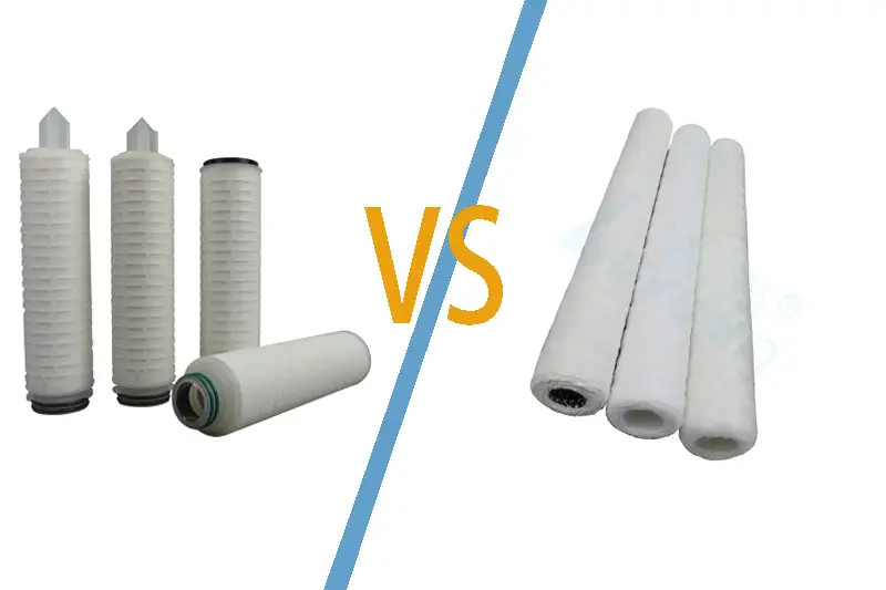 Pleated vs String Wound Filter cartridge: A Comparison in Structural, Performance and Applications 1 Pleated vs String Wound Filter cartridge A Comparison in Structural, Performance and Applications