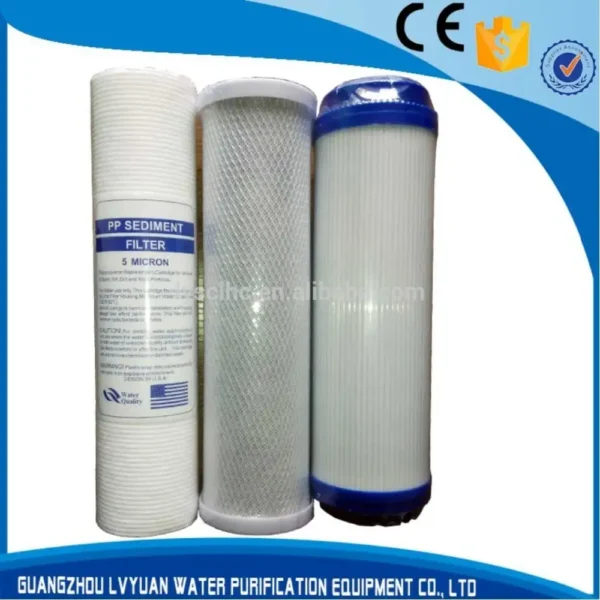 RO water filter parts 1st stage PP PPF sediment filter Cartridge with 1 5 micron