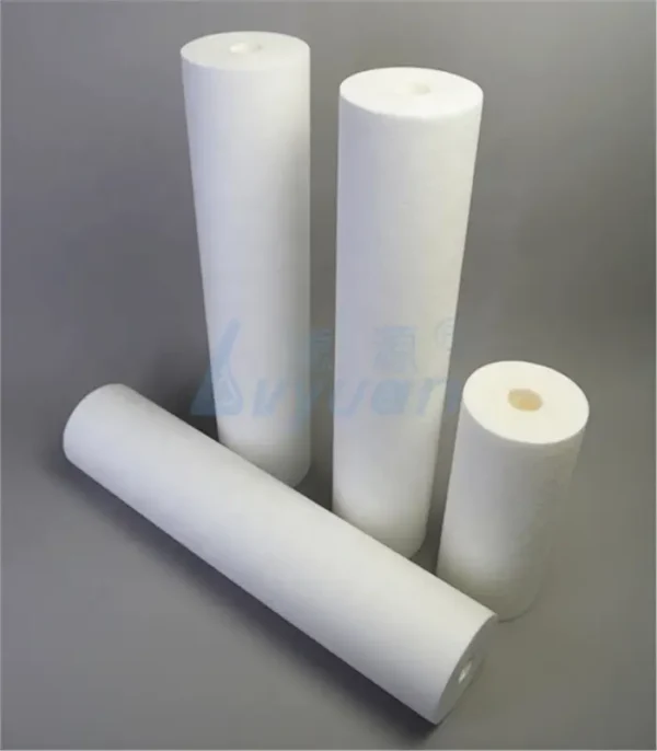 Various dimension micropore water filter PP sediment cartridge for Liquid purification