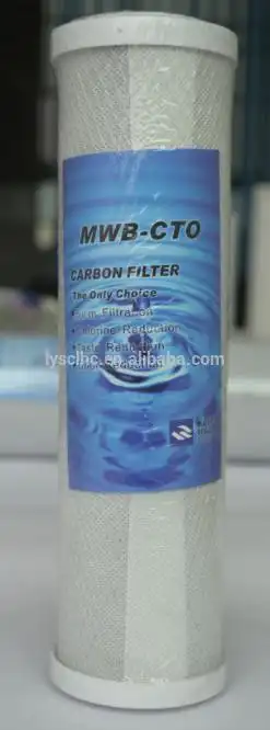 Water Associate UDF Activated CTO Compressed Carbon PP Sediment Filter cartridge for drinking Water Purifier Prefiltering
