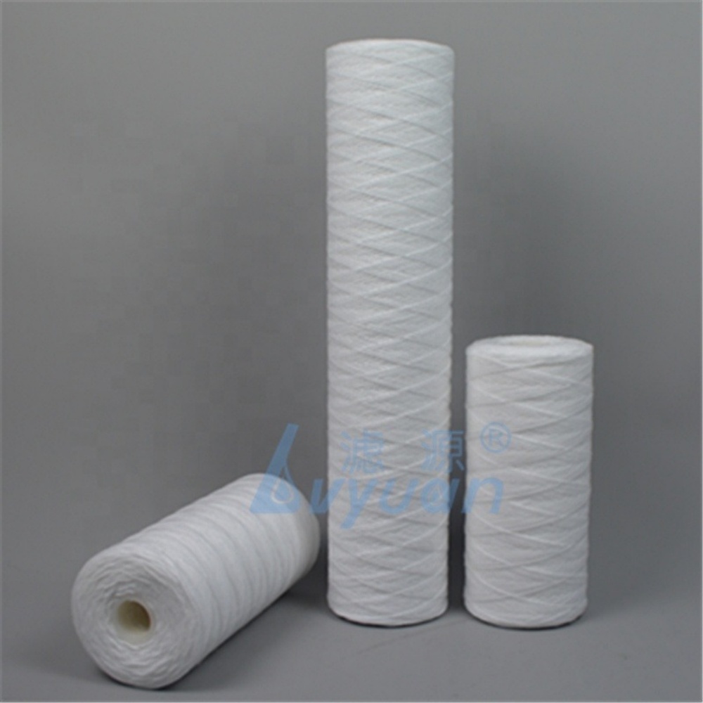 String Wound Cartridges in Industrial Pre-Filtration Systems 2 1 5 Micron String Wound Sediment PP Cotton Yarn Filter Cartridge