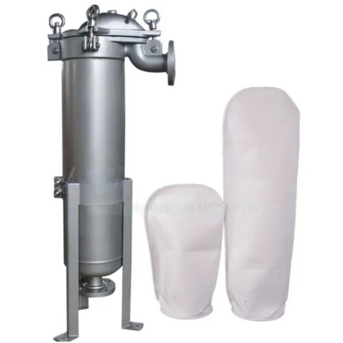 Bag Filter Vessel With 5 Microns Stainless Steel Bag Water Filter