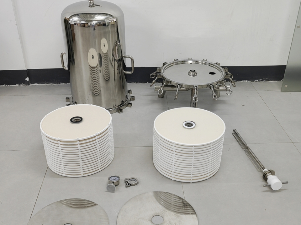 Stainless Steel Depth Stacked Filter Housing