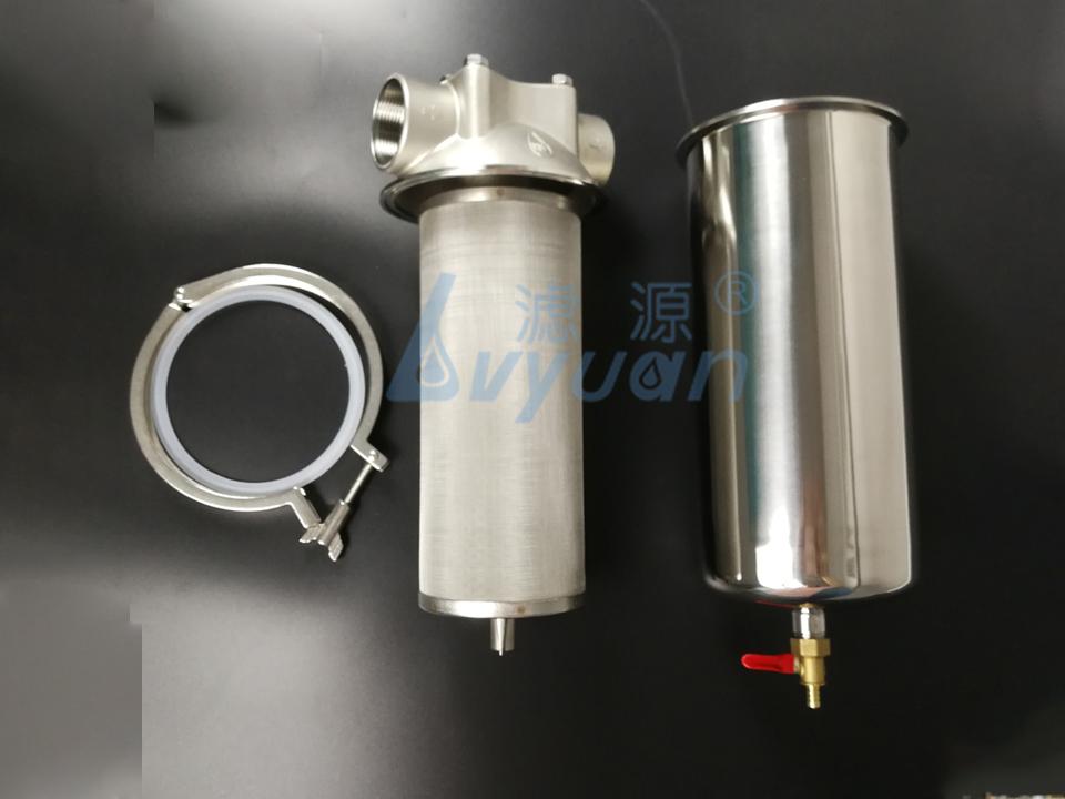 Stainless Filter Housings for Syrup and Beverage Blending Lines