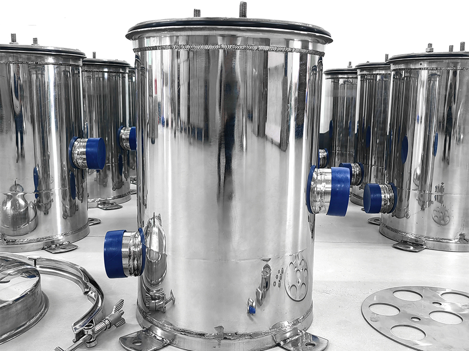Stainless Housings for Commercial RO Skids in Hospital Systems