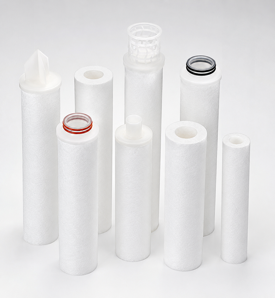Melt Blown Filter Cartridge 6 Melt Blown Filter Cartridges
