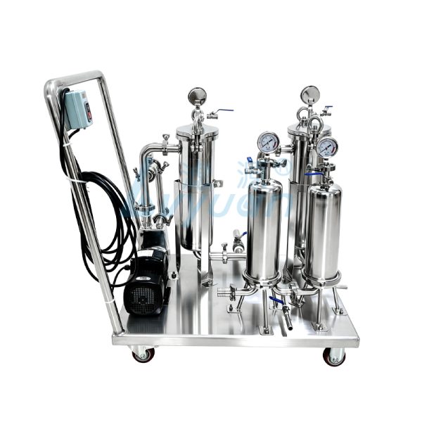 Mobile Stainless Steel Filtration Cart (1)