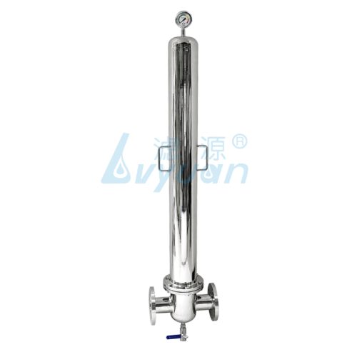 Single Cartridge T-Type Stainless Steel Gas Filter Housing (8)