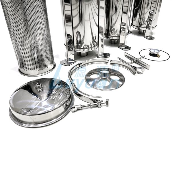 Tri-Clamp Stainless Steel Bag Filter Housing (4) Tri-Clamp Stainless Steel Bag Filter Housing (4)