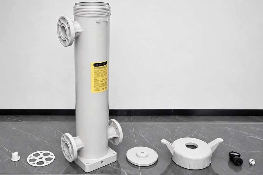 Industrial Plastic Filter Housing 11 carcasa de plástico del filtro 12