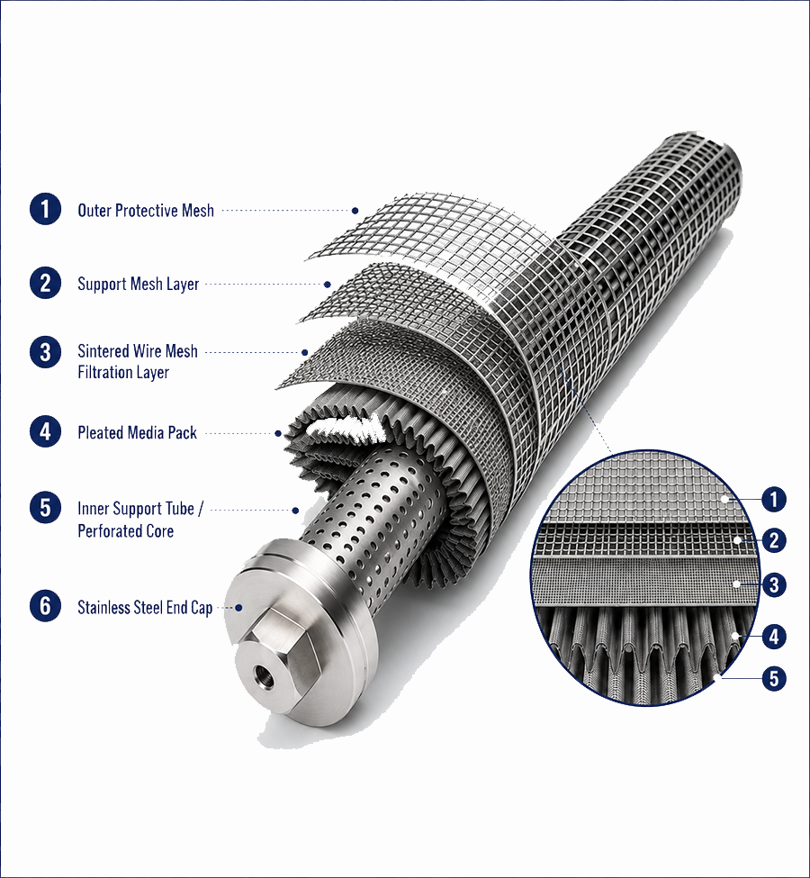 Sintered Metal Filters 14 sintered metal filter 6