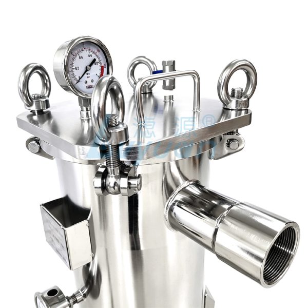 Stainless Steel Magnetic Bag Filter Housing for Liquids