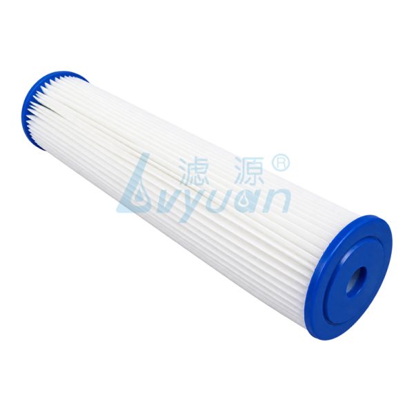 PE pleated filter cartridge PE pleated filter cartridge