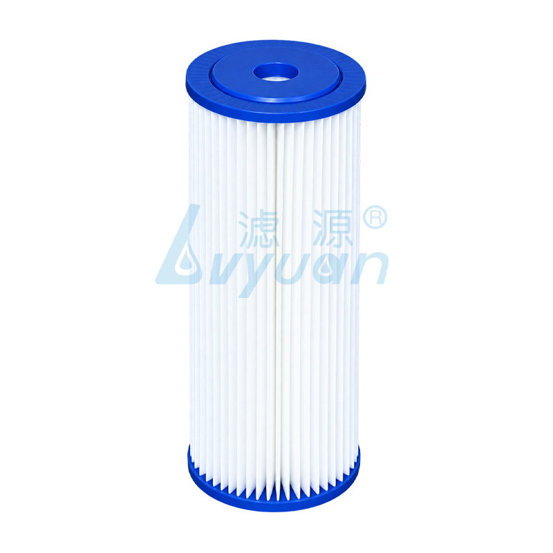 PE pleated filter cartridge