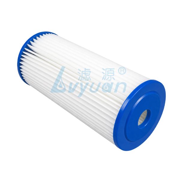 PE pleated filter cartridge PE pleated filter cartridge