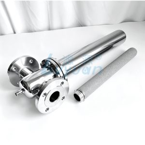 Flanged Stainless Steel Sintered Cartridge Filter Housing 3 Stainless Steel Sintered Cartridge Filter Housing