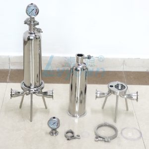 sanitary cartridge filter housing