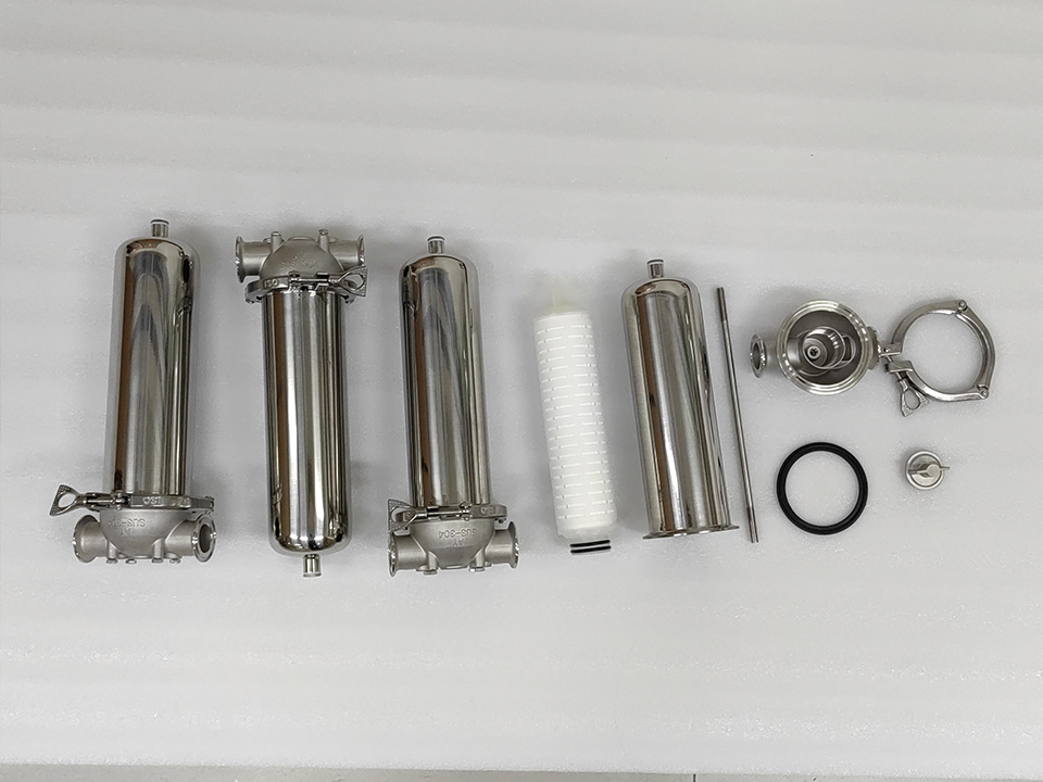 Verfahren zur hydrostatischen Prüfung neuer Filtergehäuse